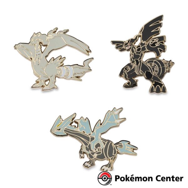 Pin - Reshiram, Zekrom & Kyurem - Pokemon Center - Cartas Pokemon Originales Tcg